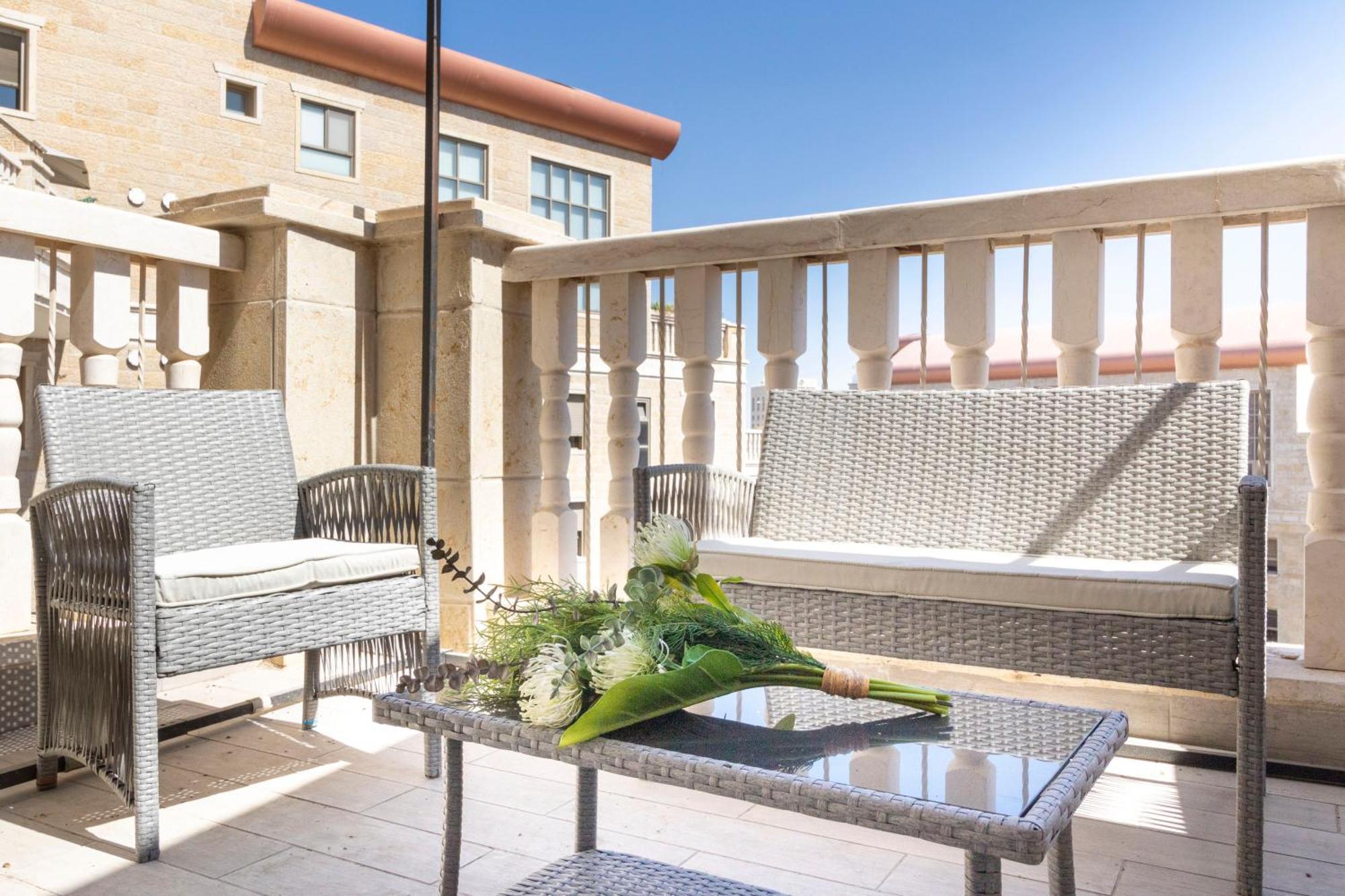 Stylish 1 Bedrooms Parking At City Gate Jerusalén Exterior foto